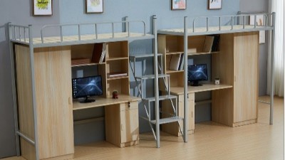 上床下桌组合床 上床下桌组合床