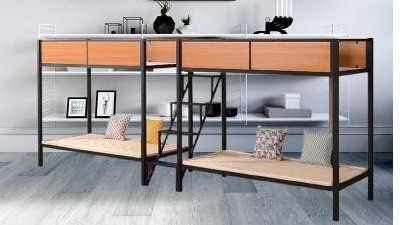 学生上下铺铁床